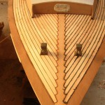 folkboat en cours de restauration